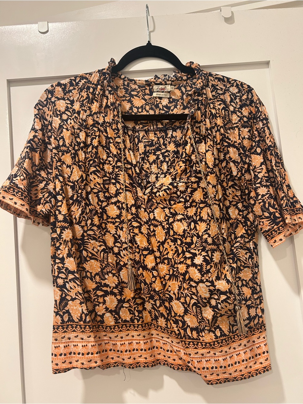 Faherty Floral Blouse